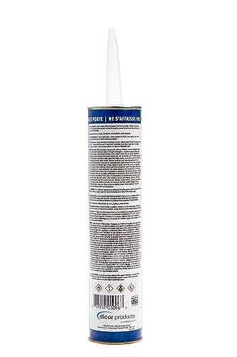 Dicor HAPS-Free 351CSB-1 Cap Sealant - Black, Ideal for RV Window and Door Maintenance