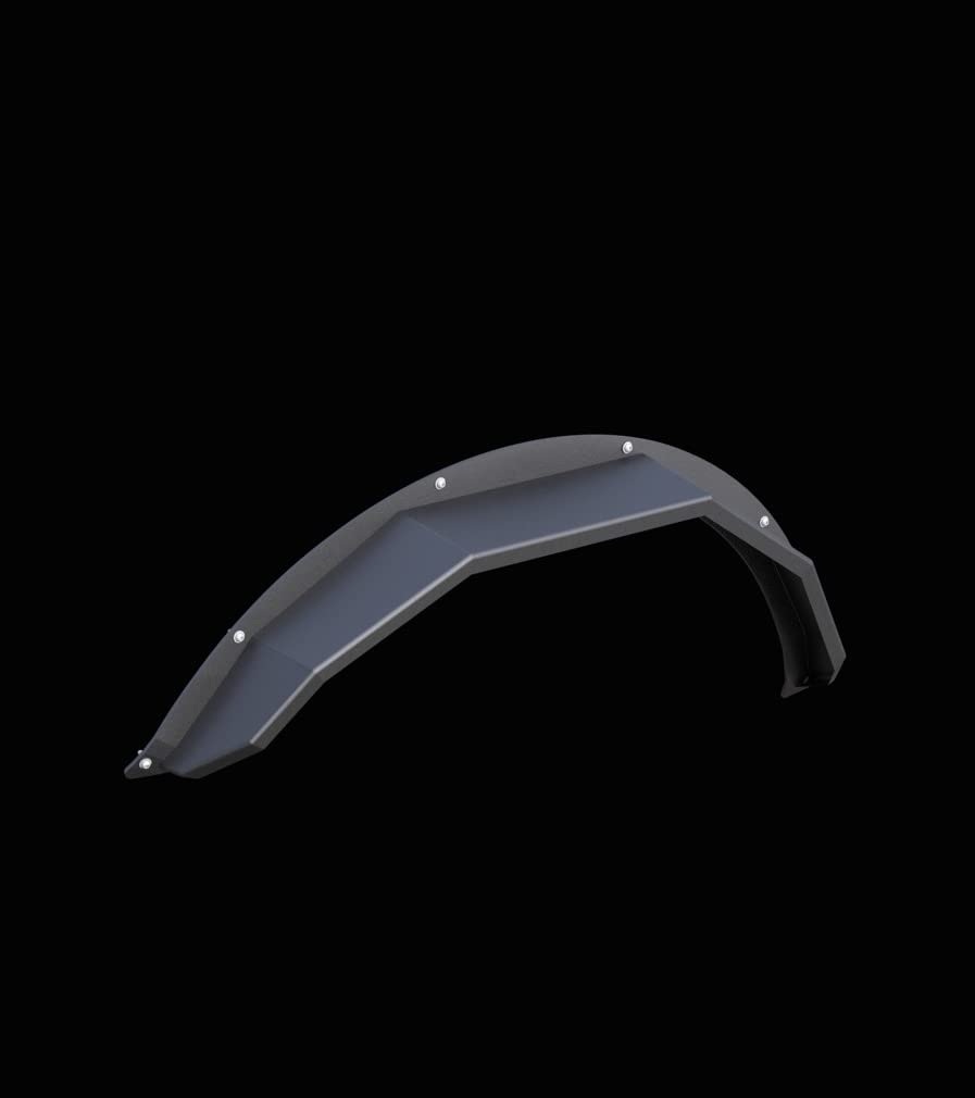 Heavy Duty Black Horse Off Road Fender Flares Sheet Metal Plate Black Compatible with 2021-2023 Ford Bronco-FF-FBF21HD