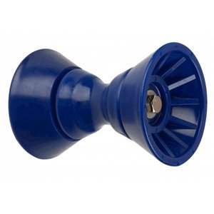 Bow Bell Roller Assembly - CE Smith - Durable Marine Tool - 4" Wide - 1/2" Shaft - Blue