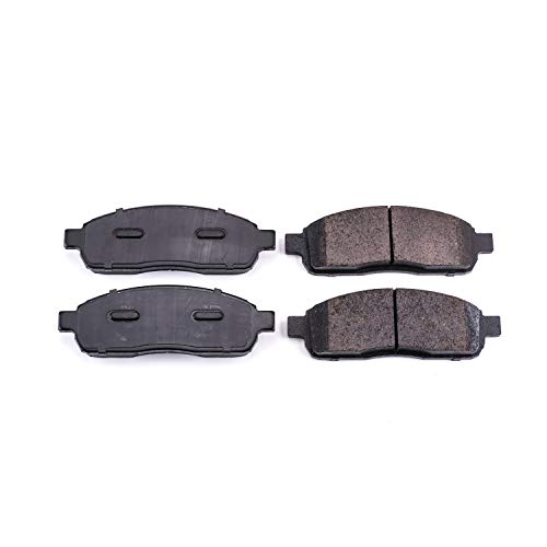 Power Stop Z16 Evolution Ceramic Brake Pads Front, Model 16-1011, OE Brake Pads For Ford F-150 2004-2008, Lincoln Mark LT 2006-2008 [Model Specific]