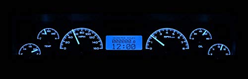 VHX System, 1969-76 Chevy Nova - Carbon Fiber Face Blue Display