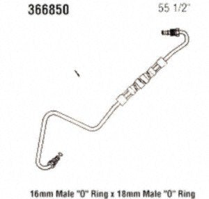Power Steering Gates 366850 Hose Assembly Pressure Line