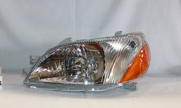 2000-2002 TOYOTA ECHO LEFT HAND COUPE / SEDAN AUTOMOTIVE REPLACEMENT HEAD LIGHT TYC 20-5826-00