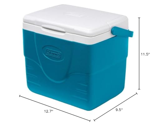 Coleman 9qt Chiller Portable Cooler Lunch Box with Ice Retention & Carry Handle, Made in USA, Great for Beach, Pool, Work, Lunches, Car, & More