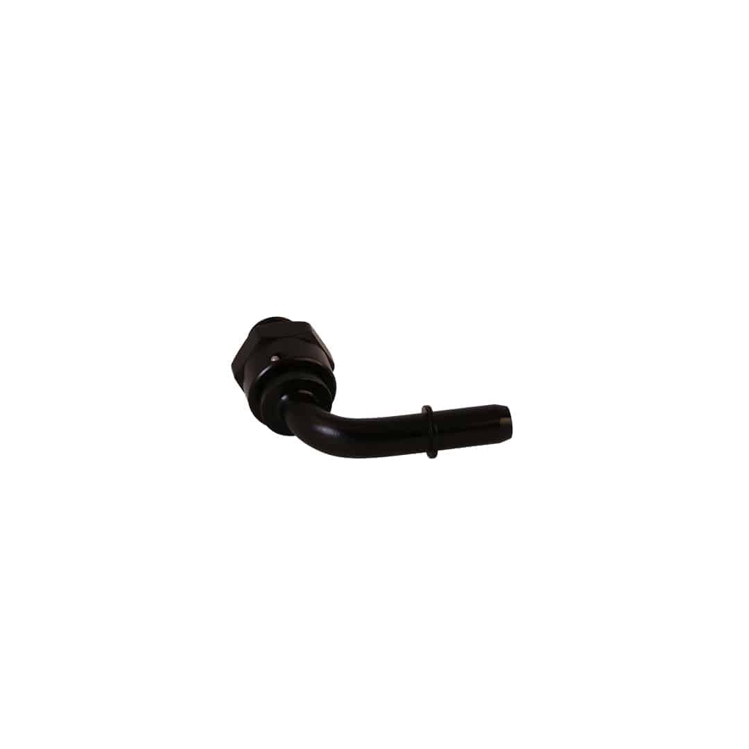 Fitting, 90-Deg, AN-06, 3/8 Male Quick Connect Aeromotive 15135