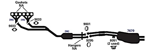 Exhaust Gasket AP Exhaust Products 9033