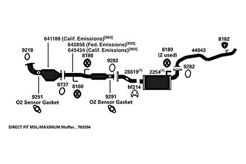 Exhaust Pipe AP Exhaust Products 28619