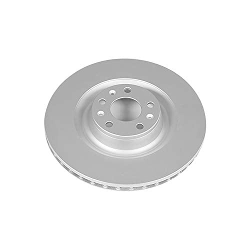 Power Stop Front EBR824EVC Geomet Coated Evolution Brake Rotor For Audi A8 Quattro 2003-2010, Volkswagen Phaeton 2004-2006 [Model Specific]