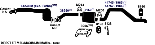 Exhaust Tail Pipe AP Exhaust Products 44757