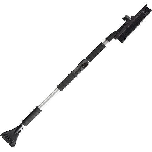 Monster Hopkins Telescopic Snowbrush-Ice Scraper 10" W Bulk