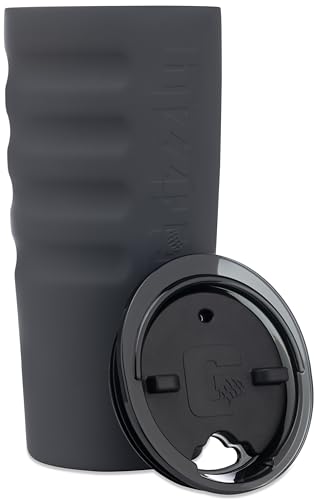 20 oz Grizzly Grip Cup with Mag Lid | Vacuum Insulated | For Coffee Car Travel Beach Camping Hiking Hunting Fishing | Stealth Gray