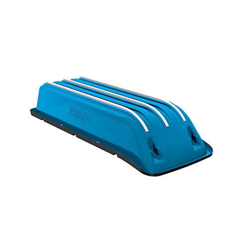 Trek 52 Utility Sled - Pelican - Cyan - Ram-X Runners, Pull Rope and Travel Cover - 4 Season Sled - Any Outdoors Activities - Carry Up to 226 lb - Heavy Duty RAM-X Construction - LDT52PA30-0