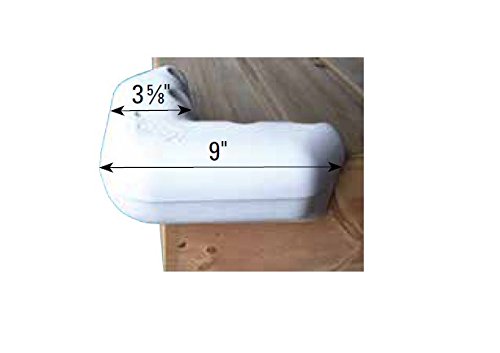Dock Edge Air-Filled + Dockside Corner Bumper, White