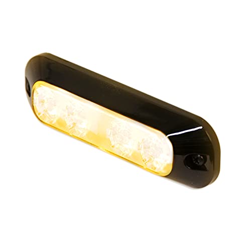 ECCO Directional ED3704A, 4 LED, Surface Mount, 12-24VDC, Amber