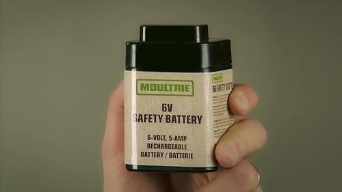 Moultrie 6-Volt, 5-Amp Rechargeable Safety Battery, Multi MFHP12406