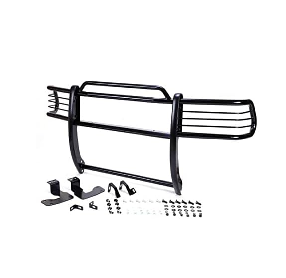 Grille Brush Black Horse Bumper Guard Modular Compatible with 2000-2004 Nissan Frontier|2000-2004 Nissan Xterra-17NI26MA