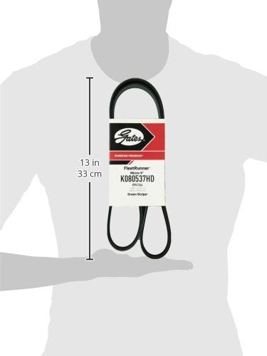 Gates FleetRunner K080537HD Micro-V Serpentine Drive Belt