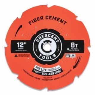 Crescent APEX 12" 8T Fiber Cement Blade (CSBFC-1208) (5/Each)