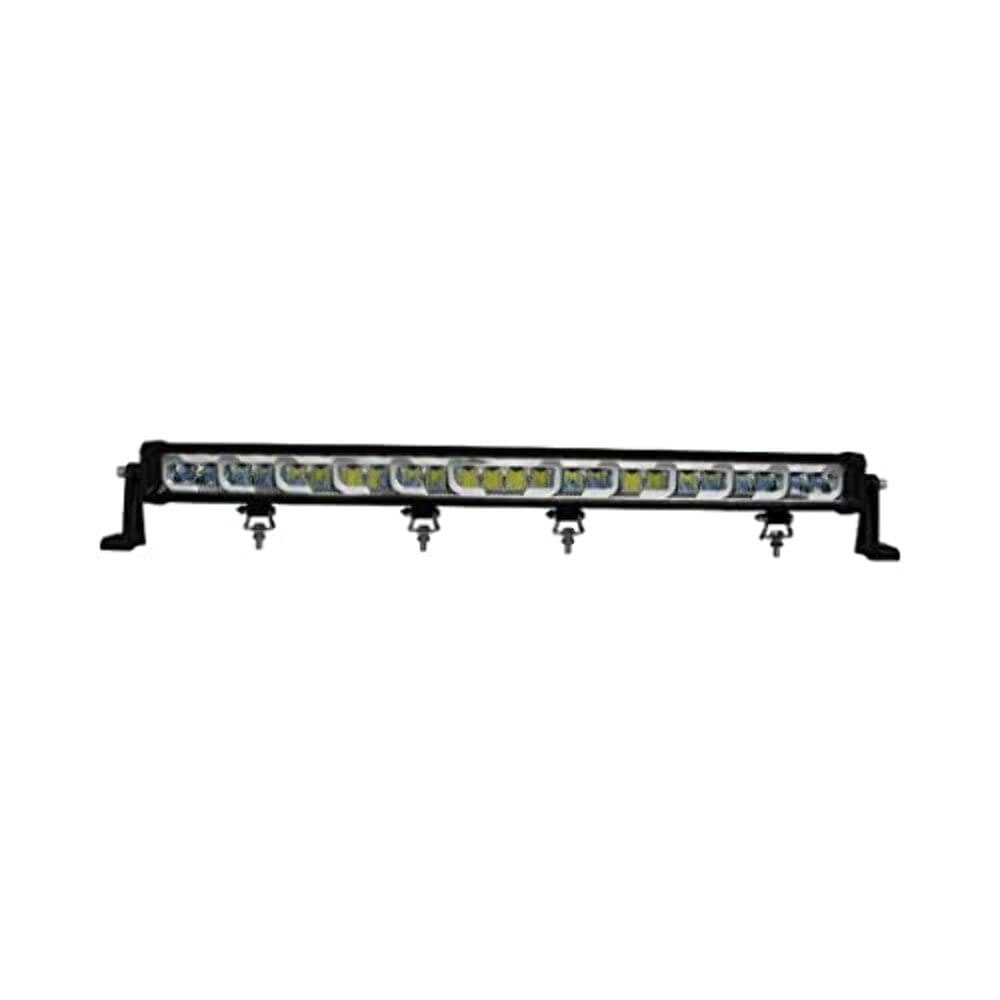 32SRSAUX Trailfx Light Bar, LED, 32 Inch Length, 24 Clear OSRAM 8 Watt Bulb, 192 Watt, 30 Degree Spot/ 60 Degree Flood Beam, Polycarbonate Lens, Black Aluminum Housing, With Wiring Harness/Brackets
