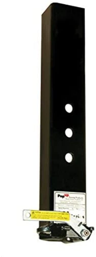 Gooseneck POPUP GN3 Black self-Latching Coupler (for 2 5/16" Ball, 4" sq. Tube.)