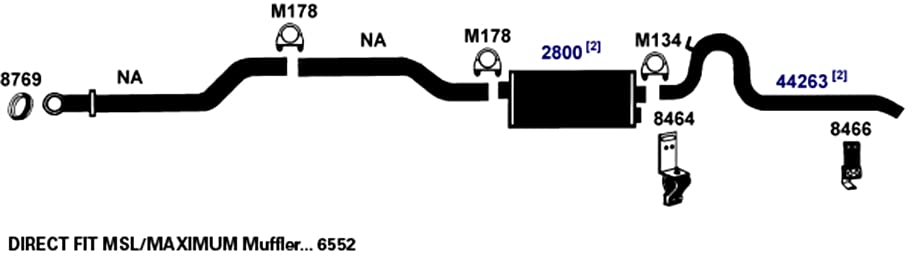 Exhaust Gasket AP Exhaust 8769