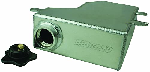 Coolant Tank Moroso 43000, Fits Polaris RZR 2016-Up, Raw Finish
