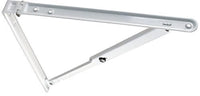 Folding Shelf Bracket JR Products 20725 - White, 12" x 12" x 16.50"
