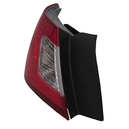 Left TYC Tail Light Assembly Compatible with 2009-2012 Mitsubishi Galant