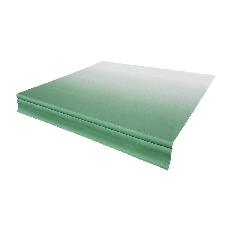 Solera Heavy-Duty Universal Fit Vinyl RV Patio Awning Replacement Fabric Green Fade 10' Awning (9'4" Fabric)