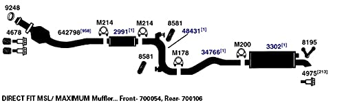 700106 AP Exhaust Products Muffler Exhaust