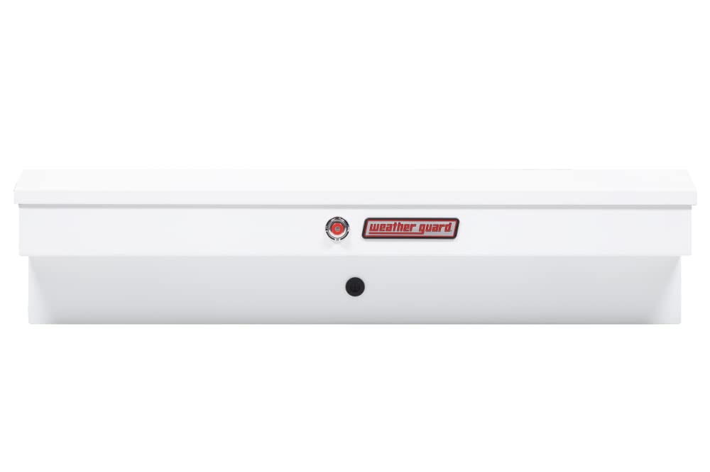 Lo-Side Weather Guard 56 inches Truck Tool Box Steel White