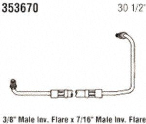 Power Steering Gates 353670 Hose Assembly Pressure Line