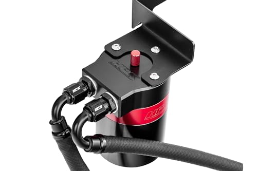 HPS Oil Catch Can Kit Aluminum Compatible for 2024 Acura Integra Type S 2.0L Turbo 2017-2021 2023-2024 Honda Civic Type R 2.0L Turbo, 860-002