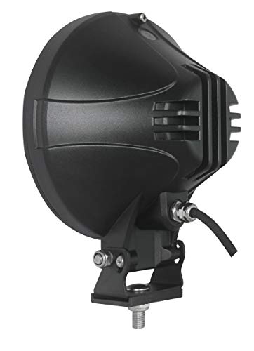 357200001 Hella ValueFit 7" Driving Beam Light, Black & Silver
