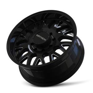 Tripwire MAYHEM 8110 Gloss Black/Milled Spokes 20X10 6-135-19mm 87.1mm Wheel with Painted (0 x 10. inches /6 x 135 mm, -19 mm Offset)