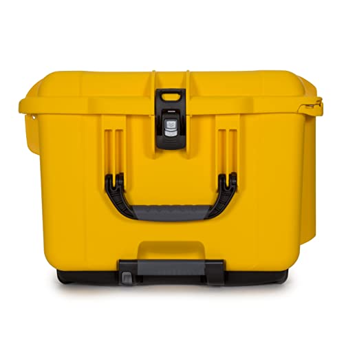 NANUK 960 Wheeled Series Lightweight NK-7 Resin Waterproof Hard Case with Padded Dividers and Lid Organizer, Yellow