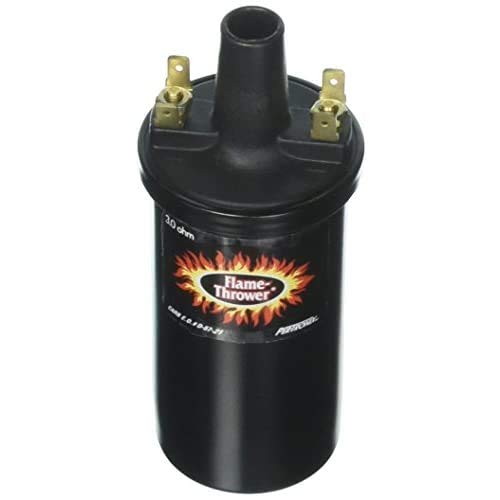 Flame-Thrower Pertronix 40511 Ignition Coil, 40,000 Volt 3 Ohm, 12 Volt, Black
