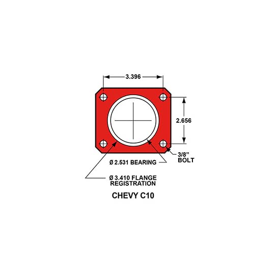 Rear P-Brake Kit AERO4, 14.00"