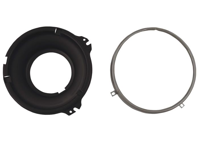 CHLB872 Brothers Trucks Headlight Bucket/Rings-Fits 5-3/4-inch Round Headlights