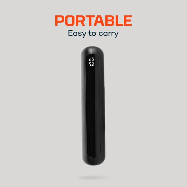 20K NEBO 20000mAh Power Bank | 74Wh Capacity, 2-Way Output Charging, Durable USB & USB-C Ports, Portable iPhone & Android Phone Charger, TSA Approved Travel Essential