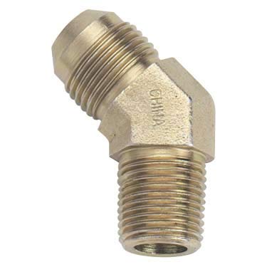 45 Degree Adapter - Steel Fragola -6AN x 1/4 NPT