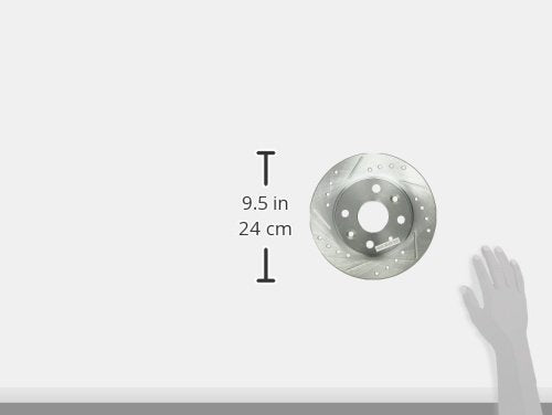 Power Stop Rear JBR544XPR Drilled & Slotted Evolution Rotor Pair For Mazda Miata 1990-1993 [Model Specific]