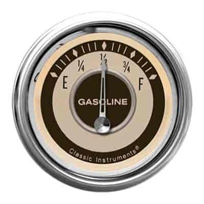 Nostalgia Classic Instruments Vt 2-1/8" Fuel Gauge 75-10 Ohm