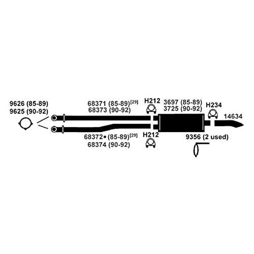 Exhaust Pipe AP Exhaust 28808