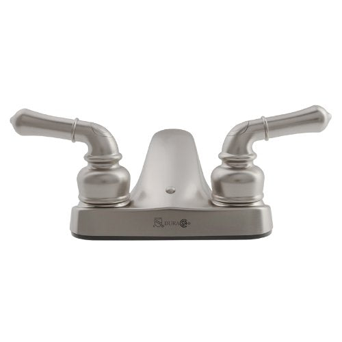 Dura Faucet RV DF-PL700C-SN Bathroom 2-Hole Faucet with Classic 2-Handles (Brushed Satin Nickel)