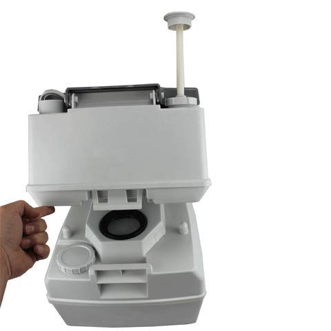 Tuff Stuff TS-TOILET-5 5 Gallon Flushable Portable Outdoor Toilet With Removable Holding Tank