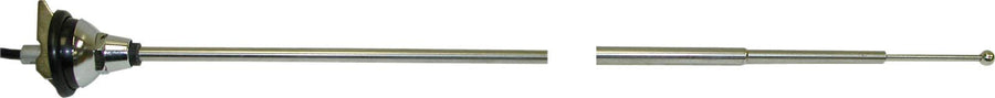 Universal Peterson 95020-1 Antenna, Stainless Steel, Top-Mount, 47" Cable, 38" Mast