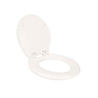Replacement Lid/Seat & Hardware, Gravity Toilet Bone