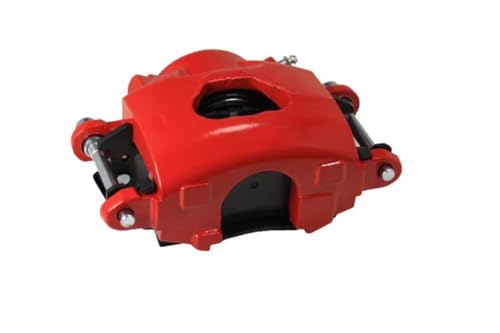 Single Piston Red Powder Coated Caliper for GM - Right Side