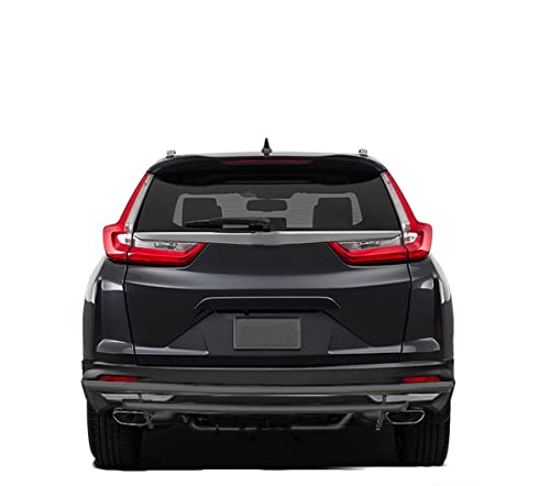 Rear Bumper Guard Black Horse Double Layer Black Compatible with 2017-2025 Honda CR-V-CRDL-HOH602B